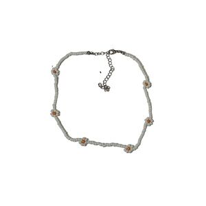 Beaded flower necklace